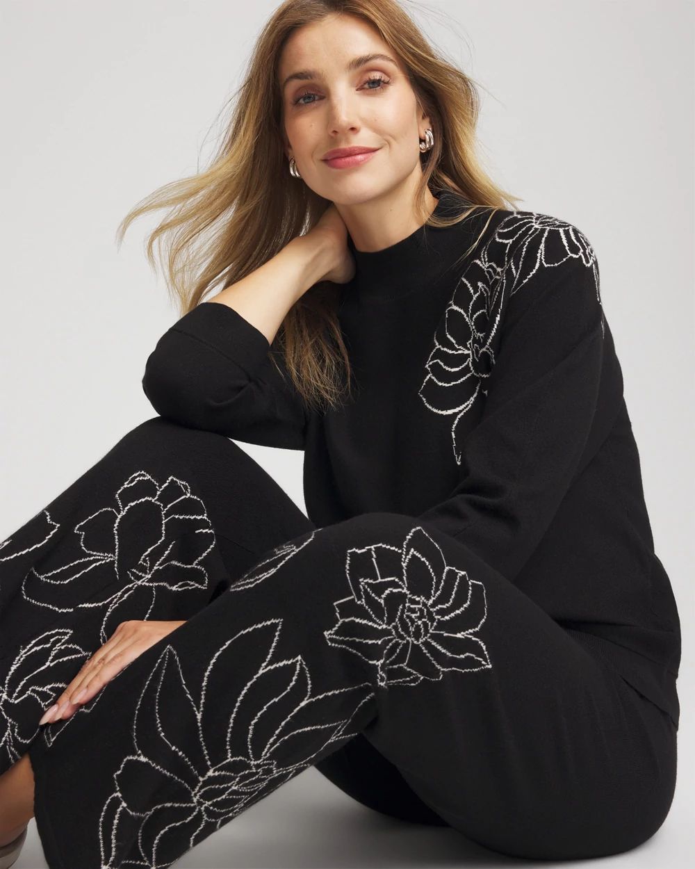 chic  Embellished Wide Leg Pull On Jeans | Chico's